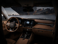 Obsidian Edition cockpit in tan nappa leather